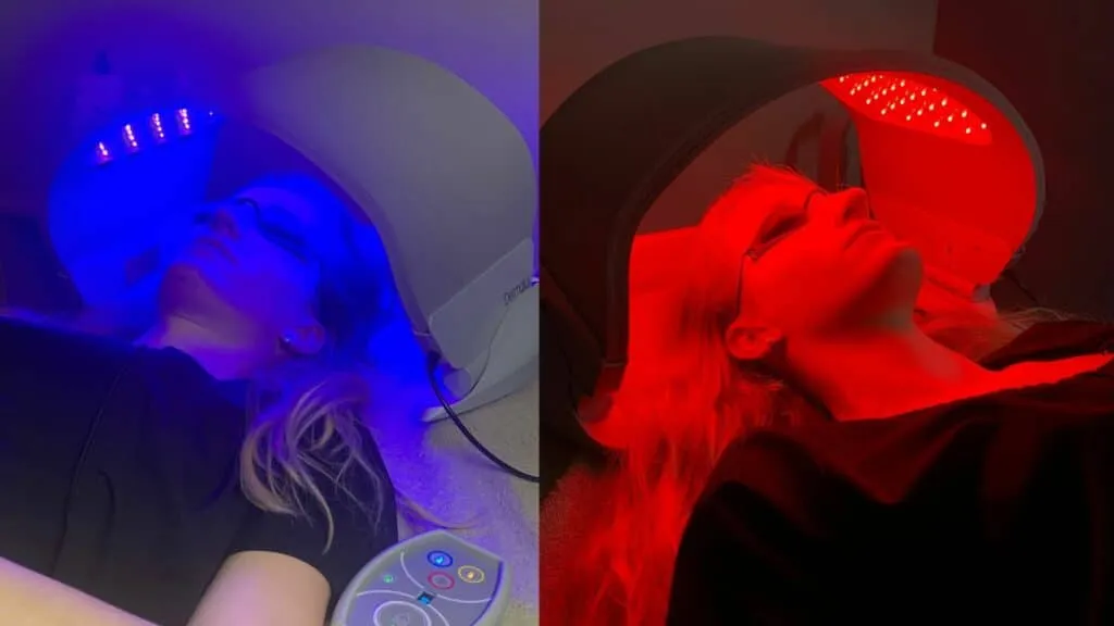 Soin LED du visage